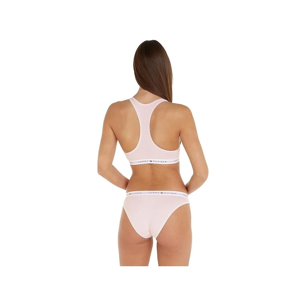 Tommy Icons Unlined Bralette, Light Pink - Image 4
