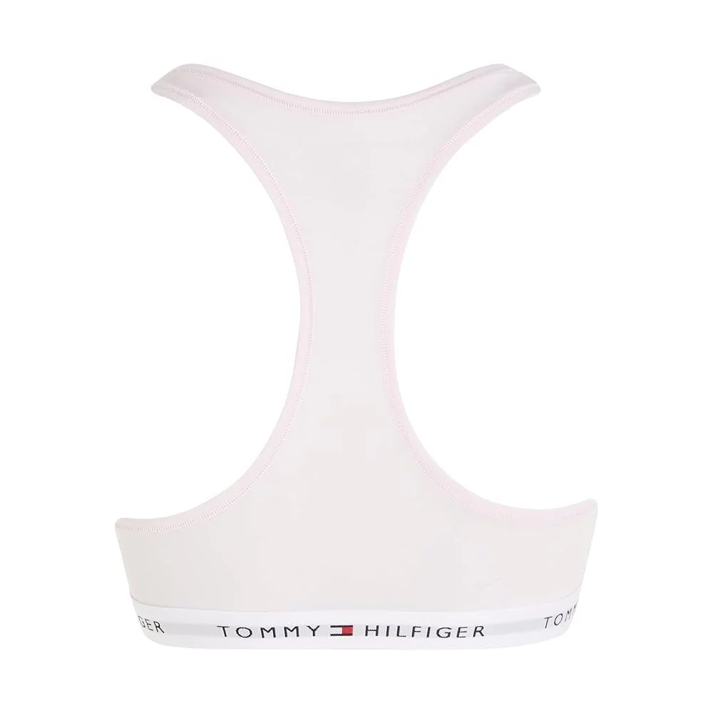 Tommy Icons Unlined Bralette, Light Pink - Image 5