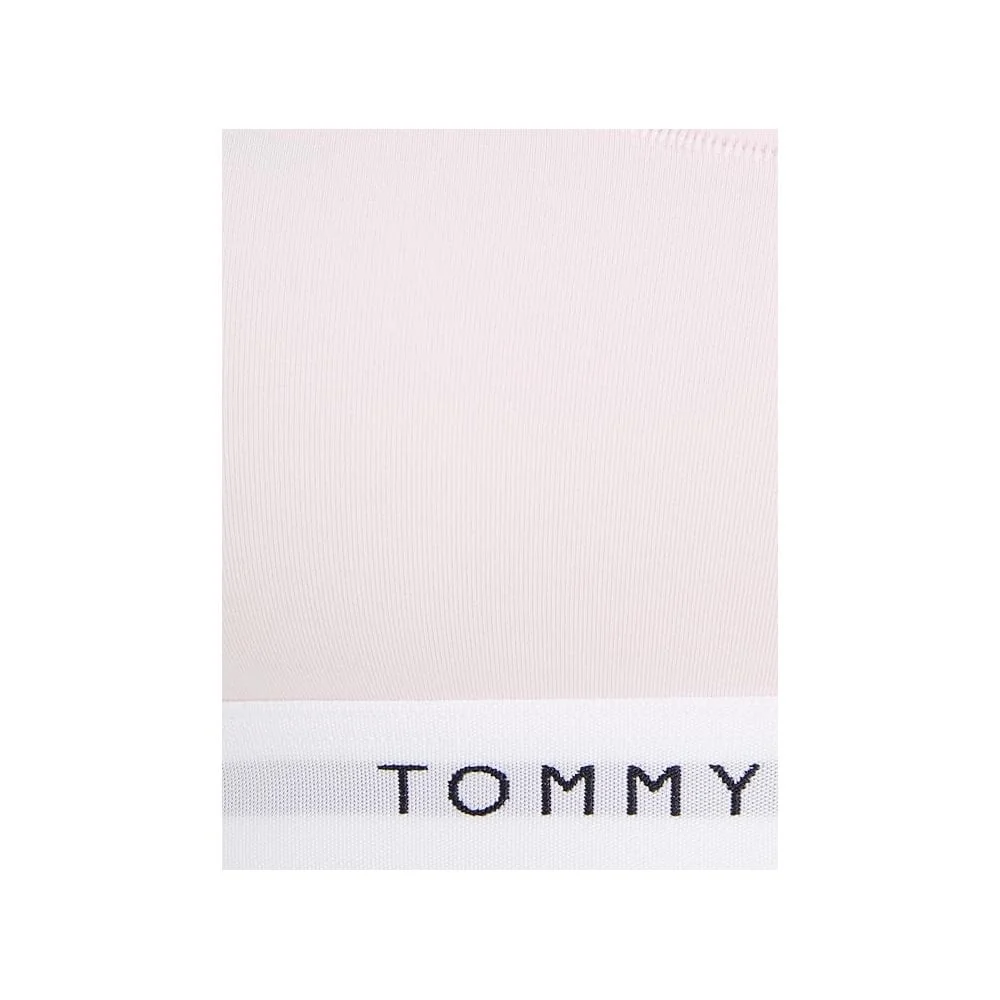 Tommy Icons Unlined Bralette, Light Pink - Image 6