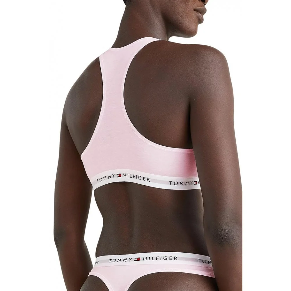 Tommy Icons Unlined Bralette, Light Pink - Image 7